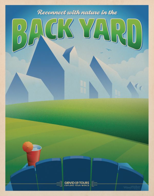 BackYard Travel Poster